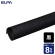 ＥＬＰＡ　配線収納　クロスモール　Ｌサイズ（幅１３ｃｍ×１．５ｍ）　ブラック　ＣＭ－Ｌ０１５（ＢＫ）　１パック2