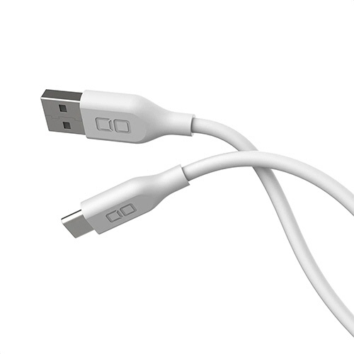 ＣＩＯ　シリコンケーブル　ＡｔｏＣ　２ｍ　ホワイト　ＣＩＯ－ＳＬ３００００－ＡＣ２－ＷＨ　１本1