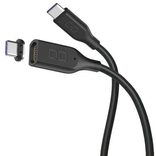 ＣＩＯ　マグネットシリコンケーブル　ＣｔｏＣ　１００Ｗ　２ｍ　ブラック　ＣＩＯ－ＳＬＭＧ－ＣＣ２－ＢＫ　１本1