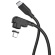 ＣＩＯ　Ｌ字型マグネットシリコンケーブル　ＣｔｏＣ　１００Ｗ　１ｍ　ブラック　ＣＩＯ－ＳＬＬＭＧ－ＣＣ１－ＢＫ　１本1