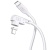 ＣＩＯ　Ｌ字型マグネットシリコンケーブル　ＣｔｏＣ　１００Ｗ　２ｍ　ホワイト　ＣＩＯ－ＳＬＬＭＧ－ＣＣ２－ＷＨ　１本