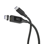 ＣＩＯ　ディスプレイ表示付きマグネットシリコンケーブル　ＣｔｏＣ　１００Ｗ　ＣＩＯ－ＳＬＭＧ－ＳＣ－ＣＣ