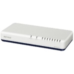 バッファロー　Ｇｉｇａ対応　スイッチングハブ　プラスチック筐体　電源内蔵　８ポート　ホワイト　ＬＳＷ６－ＧＴ－８ＮＰ／ＷＨ　１台