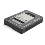 ＳｔａｒＴｅｃｈ．ｃｏｍ　３．５インチベイ内蔵ＨＤＤケース　２．５インチＨＤＤ／ＳＳＤ対応　シルバー／ブラック　２５ＳＡＴＳＡＳ３５ＨＤ　１個