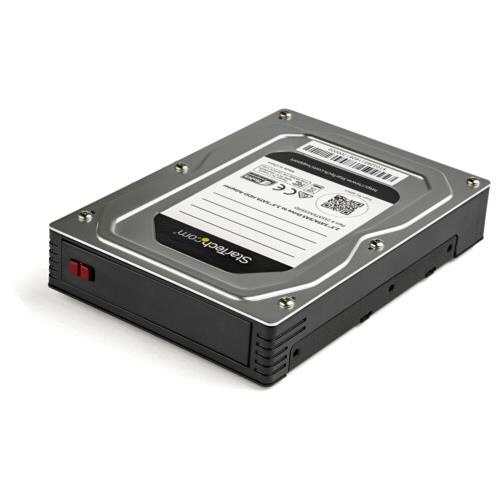 ＳｔａｒＴｅｃｈ．ｃｏｍ　３．５インチベイ内蔵ＨＤＤケース　２．５インチＨＤＤ／ＳＳＤ対応　シルバー／ブラック　２５ＳＡＴＳＡＳ３５ＨＤ　１個2