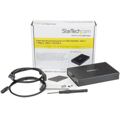 ＳｔａｒＴｅｃｈ．ｃｏｍ　２．５インチＳＡＴＡ対応ＳＳＤ／ＨＤＤケース　ブラック　Ｓ２５１ＢＵ３１３１５　１個6