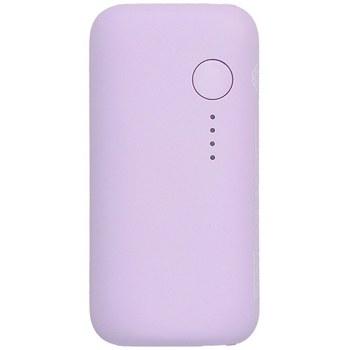オウルテック　ＭＯＴＴＥＲＵ　モバイルバッテリー　５０００ｍＡｈ　ペールアイリス　ＭＯＴ－ＭＢ５００１－ＥＣＰＵ　１個1