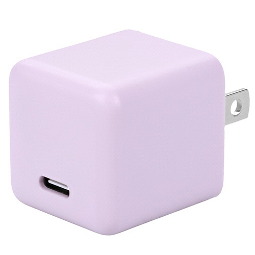 オウルテック　ＭＯＴＴＥＲＵ　ＰＤ３０Ｗ対応　ＡＣ充電器　ペールアイリス　ＭＯＴ－ＡＣＰＤ３０－ＰＵ　１個1