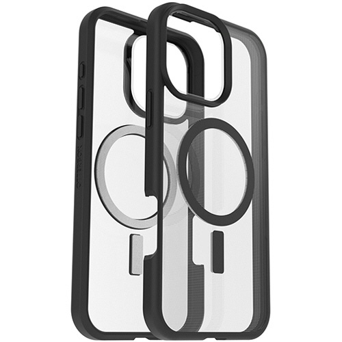 オッターボックス　ｉＰｈｏｎｅ　１６　Ｐｒｏ　Ｍａｘ用ケース　Ｒｅａｃｔ　ＭａｇＳａｆｅ　ブラッククリスタル（クリア／ブラック）　７７－９６２５９　１個2