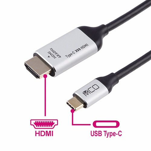 ナカバヤシ　ミヨシ　Ｔｙｐｅ－Ｃ　ＨＤＭＩ変換ケーブル　４Ｋ６０Ｈｚ対応　ブラック　２ｍ　ＵＳＤ－４Ｋ２０ＢＫ　１本6