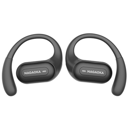 ナガオカ　オープンイヤー型ワイヤレスイヤホン　マイルドブラック　ＮＯＷ１０ＭＢＫ　１個1