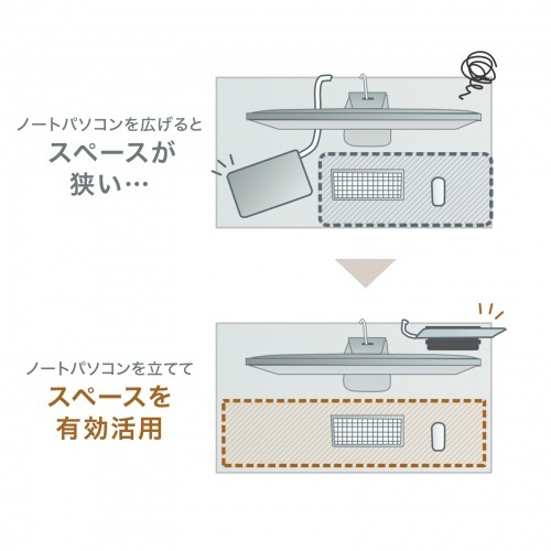 サンワサプライ　ノートパソコン用アクリルスタンド（縦置きタイプ）　ブラック　ＰＤＡ－ＳＴＮ３２ＢＫＮ　１個4