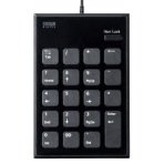 サンワサプライ　静音ＵＳＢテンキー　ブラック　ＮＴ－２３ＵＢＫ　１個
