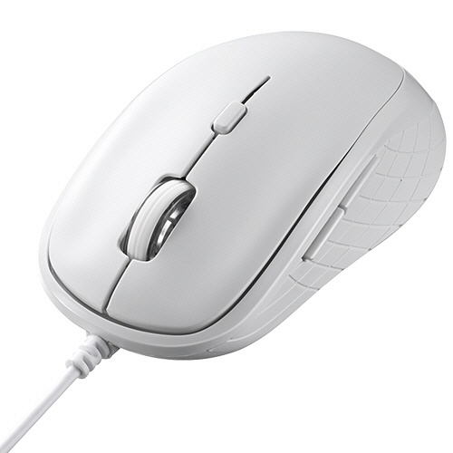 バッファロー　有線　ＢｌｕｅＬＥＤ　５ボタンマウス　ホワイト　ＢＳＭＢＵ３１０ＷＨ　１個1