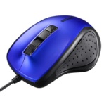 バッファロー　有線　ＢｌｕｅＬＥＤ　静音　５ボタンマウス　ＢＳＭＢＵ３００