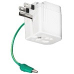 サンワサプライ　温度＆電流ヒューズ内蔵アダプタ　ホワイト　ＴＡＰ－ＡＤ１６Ｗ　１個