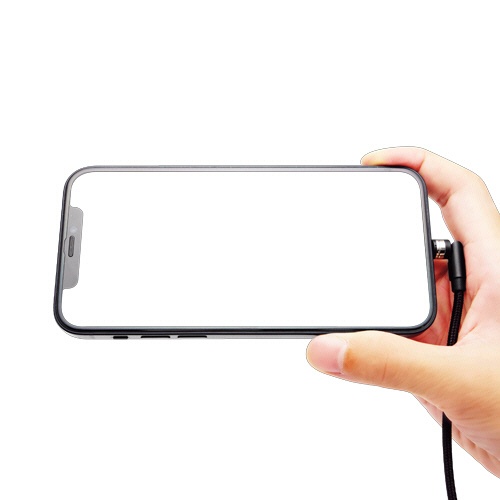 クマザキエイム　ｐｉｔａＲａｋｕ　超楽ピタッ　スマホ充電ケーブル　Ｌｉｇｈｔｎｉｎｇ対応　シルバー　１ｍ　ＰＲ－Ｌ０１０Ｓ　１本4