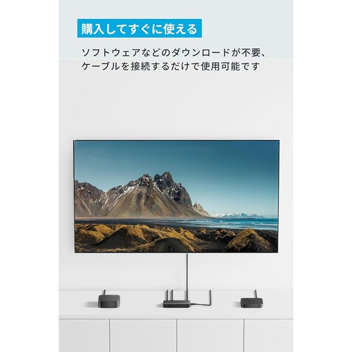 アンカージャパン　ＨＤＭＩ切替器　ＡＮＫＥＲ　ＨＤＭＩ　Ｓｗｉｔｃｈ（４－ｉｎ－１）　グレー　Ａ８３Ｈ２０Ａ１　１個6