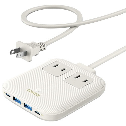 アンカージャパン　電源タップ　ＡＮＫＥＲ　Ｎａｎｏ　Ｃｈａｒｇｉｎｇ　Ｓｔａｔｉｏｎ（６－ｉｎ－１　６７Ｗ）　ホワイト　Ａ９１２９Ｎ２１　１個1