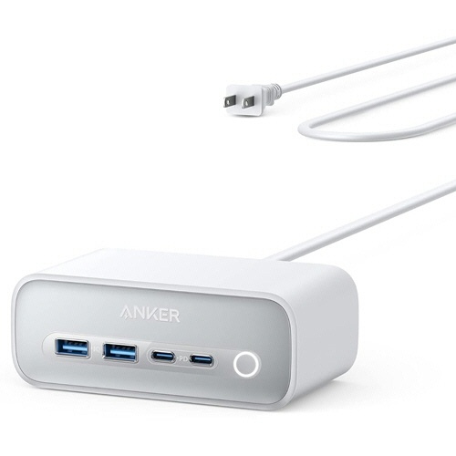 アンカージャパン　電源タップ　ＡＮＫＥＲ　５２５　Ｃｈａｒｇｉｎｇ　Ｓｔａｔｉｏｎ　ホワイト　Ａ９１Ｃ０Ｎ２１　１個1