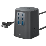 アンカージャパン　電源タップ　ＡＮＫＥＲ　Ｃｈａｒｇｉｎｇ　Ｓｔａｔｉｏｎ（９－ｉｎ－１　１００Ｗ）　Ａ９１Ｃ６５