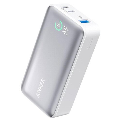 アンカージャパン　モバイルバッテリー　ＡＮＫＥＲ　Ｐｏｗｅｒ　Ｂａｎｋ（３０Ｗ）　１００００ｍＡｈ　ホワイト　Ａ１２５６０２２　１個1