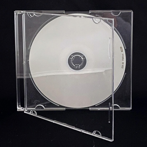 タカマツヤ　ＣＤ・ＤＶＤスリムケース　ＰＳ製　１パック（１０枚）2