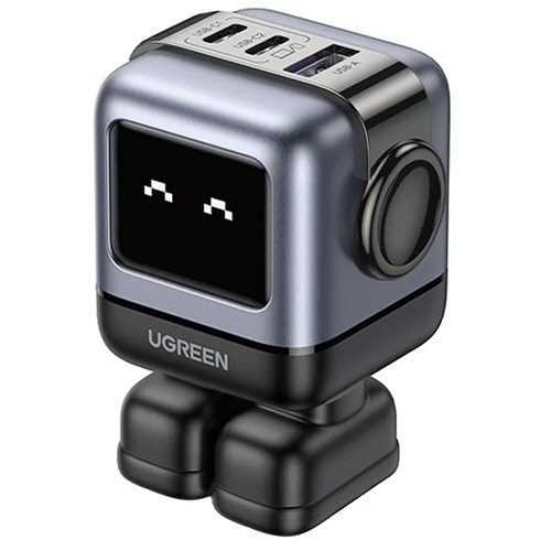 ユーグリーン　Ｕｎｏ　ＲＧ　急速充電器　６５Ｗ　ＧａＮ　２Ｃ１Ａ　１５５７０　メタリックグレー　ＵＧＲ－ＯＴ－００００２６　１個2