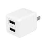 オウルテック AC充電器 最大24W出力 USB Type-A×2 ホワイト OWL-AC24WA2-RWH 1個