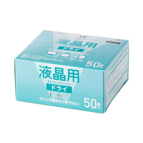 エレコム　液晶用ドライクリーニングティッシュ　ＷＣ－ＤＣ５０Ｋ　１箱（５０枚）1