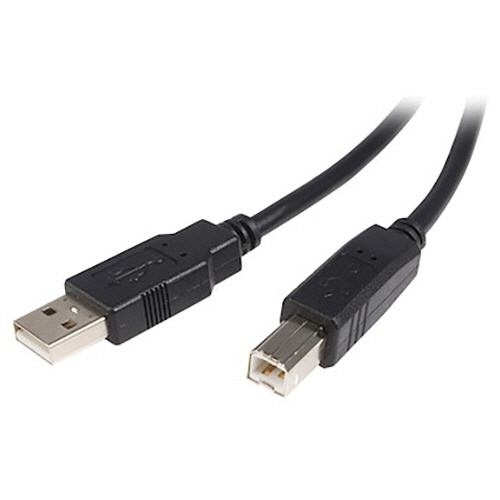ＳｔａｒＴｅｃｈ．ｃｏｍ　ＵＳＢ２．０ケーブル　１ｍ　Ｔｙｐｅ　Ａ（オス）－Ｂ（オス）　ブラック　ＵＳＢ２ＨＡＢ１Ｍ　１本1