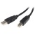 ＳｔａｒＴｅｃｈ．ｃｏｍ　ＵＳＢ２．０ケーブル　５０ｃｍ　Ｔｙｐｅ　Ａ（オス）－Ｂ（オス）　ブラック　ＵＳＢ２ＨＡＢ５０ＣＭ　１本