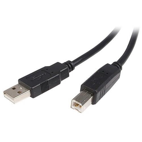 ＳｔａｒＴｅｃｈ．ｃｏｍ　ＵＳＢ２．０ケーブル　５０ｃｍ　Ｔｙｐｅ　Ａ（オス）－Ｂ（オス）　ブラック　ＵＳＢ２ＨＡＢ５０ＣＭ　１本1
