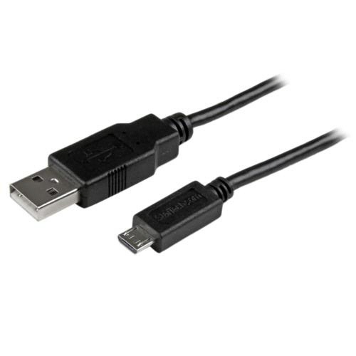 ＳｔａｒＴｅｃｈ．ｃｏｍ　ＵＳＢ２．０－マイクロＵＳＢケーブル　３ｍ　ＵＳＢ－Ａ（オス）－ＵＳＢ　Ｍｉｃｒｏ－Ｂ（オス）　ブラック　ＵＳＢＡＵＢ３ＭＢＫ　１本1