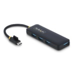 ＳｔａｒＴｅｃｈ．ｃｏｍ　４ポート　ＵＳＢ３．０ハブ　ブラック　Ｈ５Ｃ４Ａ－ＵＳＢ－ＨＵＢ　１個