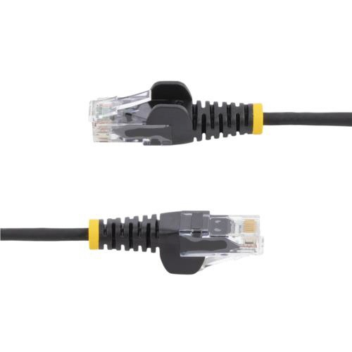 ＳｔａｒＴｅｃｈ．ｃｏｍ　カテゴリ６　ＬＡＮケーブル　極細タイプ　ツメ折れ防止　１ｍ　ブラック　Ｎ６ＰＡＴ１００ＣＭＢＫＳ　１本3