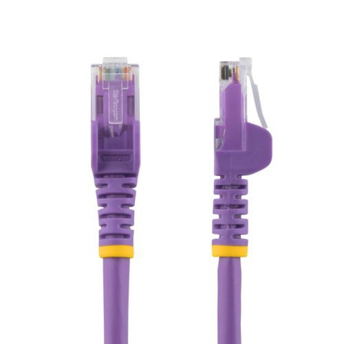 ＳｔａｒＴｅｃｈ．ｃｏｍ　カテゴリ６　ＬＡＮケーブル　ＲＪ４５モールドコネクタ　ツメ折れ防止　０．５ｍ　パープル　Ｎ６ＰＡＴＣ５０ＣＭＰＬ　１本2