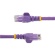 ＳｔａｒＴｅｃｈ．ｃｏｍ　カテゴリ６　ＬＡＮケーブル　ＲＪ４５モールドコネクタ　ツメ折れ防止　０．５ｍ　パープル　Ｎ６ＰＡＴＣ５０ＣＭＰＬ　１本3