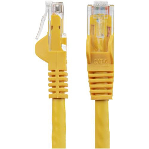 ＳｔａｒＴｅｃｈ．ｃｏｍ　カテゴリ６　ＬＡＮケーブル　ＲＪ４５モールドコネクタ　ツメ折れ防止　７．５ｍ　イエロー　Ｎ６ＰＡＴＣ７５０ＣＭＹＬ　１本2