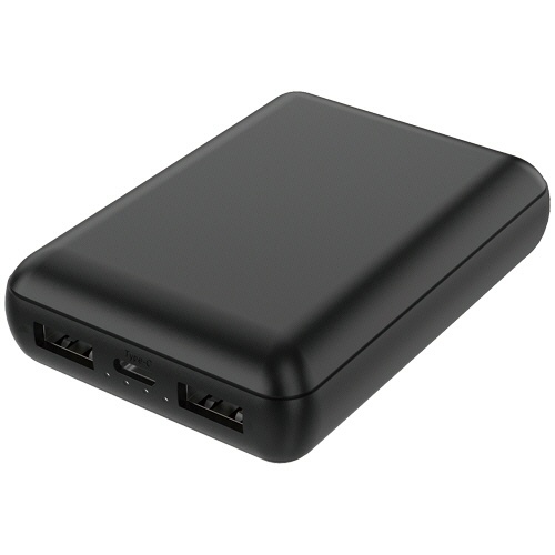 ハイディスク　モバイルバッテリー（ＰＰ袋）　１００００ｍＡｈ　ブラック　ＨＤ４－ＭＢＴＣ１００００ＢＫＰ　１個1
