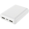 ハイディスク モバイルバッテリー(PP袋) 10000mAh ホワイト HD4-MBTC10000WHP 1個