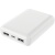 ハイディスク　モバイルバッテリー（ＰＰ袋）　１００００ｍＡｈ　ホワイト　ＨＤ４－ＭＢＴＣ１００００ＷＨＰ　１個