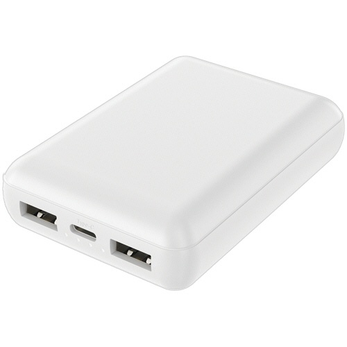ハイディスク　モバイルバッテリー（ＰＰ袋）　１００００ｍＡｈ　ホワイト　ＨＤ４－ＭＢＴＣ１００００ＷＨＰ　１個1