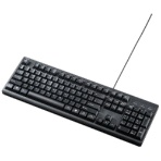 サンワサプライ　英語ＰＳ／２キーボード　ブラック（ＲｏＨＳ指令１０準拠）　ＳＫＢ－Ｅ５ＰＢＫ　１台