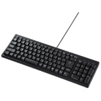 サンワサプライ　ＵＳＢハブ付コンパクトキーボード（ＵＳＢ２．０ハブ２ポート付き）　テンキー付き　ブラック　ＳＫＢ－ＫＧ２ＵＨ２ＢＫ　１台