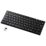 サンワサプライ　ワイヤレススリムキーボード　テンキーなし　ブラック　ＳＫＢ－ＷＬ２３ＢＫＮ　１台
