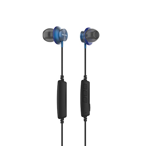 ナガオカ　長時間再生対応　アルミハウジング高音質ワイヤレスイヤホン　ブルー　ＢＴ８２５ＢＬ　１個1