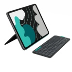 ロジクール　ＦｌｉｐＦｏｌｉｏキーボードケース　ｉＰａｄ　Ｐｒｏ　１３型（Ｍ４）＆ｉＰａｄ　Ａｉｒ　１３型（Ｍ２＆Ｍ３）用　グラファイト　ｉＫ１３８５ＧＲＡ　１台