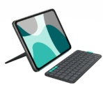 ロジクール　ＦｌｉｐＦｏｌｉｏキーボードケース　ｉＰａｄ　Ｐｒｏ　１１型（Ｍ４）＆ｉＰａｄ　Ａｉｒ　１１型（Ｍ２＆Ｍ３）＆（第５世代）用　グラファイト　ｉＫ１１８５ＧＲＡ　１台
