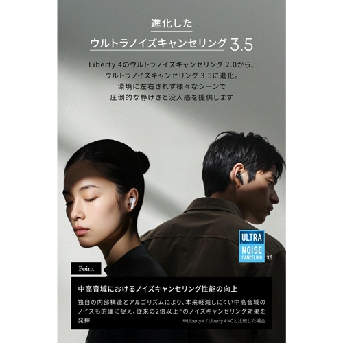 アンカージャパン　完全ワイヤレスイヤホン　ｓｏｕｎｄｃｏｒｅ　Ｌｉｂｅｒｔｙ　５　ディープブルー　Ａ３９５７Ｎ３１　１個3